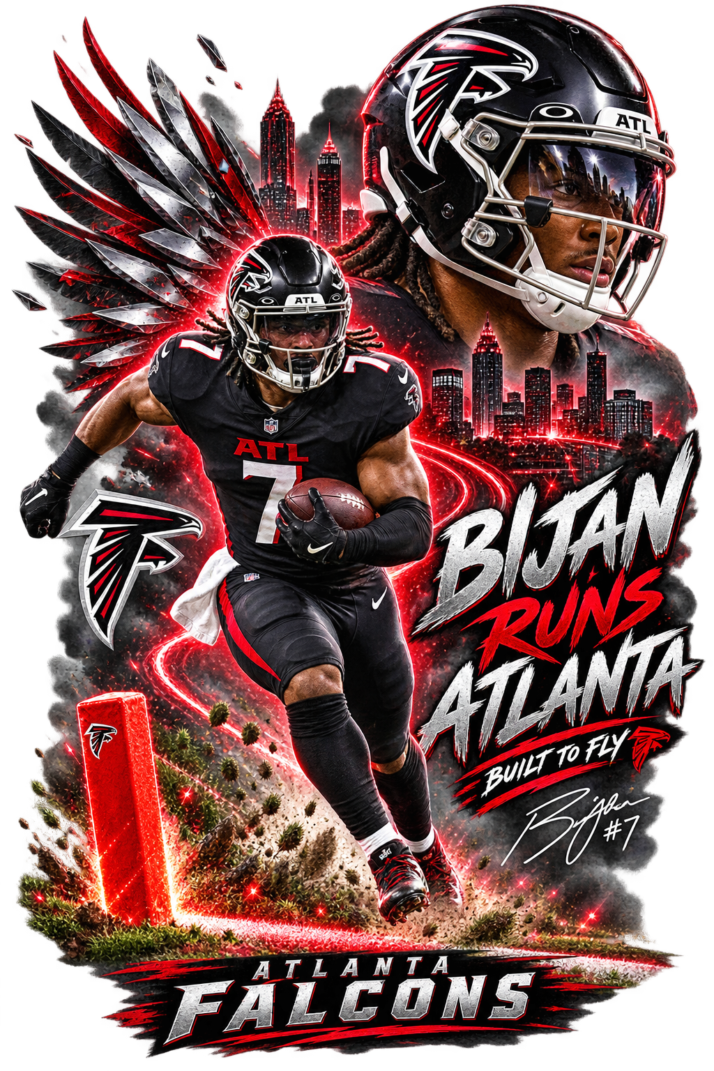 Atlanta Falcons- BIJAN RUNS ATLANTA