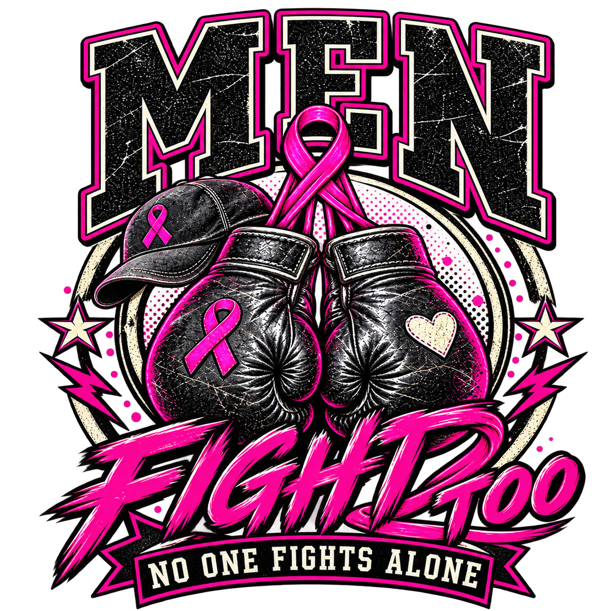 CANCER - Men Fight Too – Breast Cancer Awareness