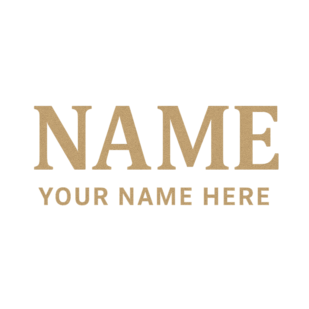 Personalized Touch- Name Logo