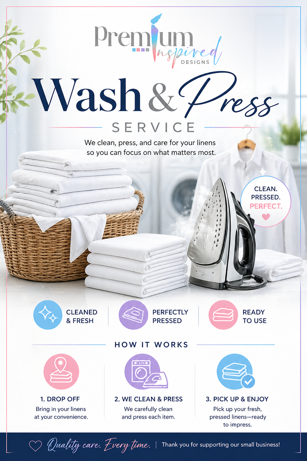 Wash & Press Service
