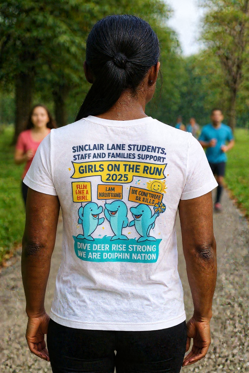 Sinclair Lane Elementary KIDS “Girls on the Run” 5K Tee