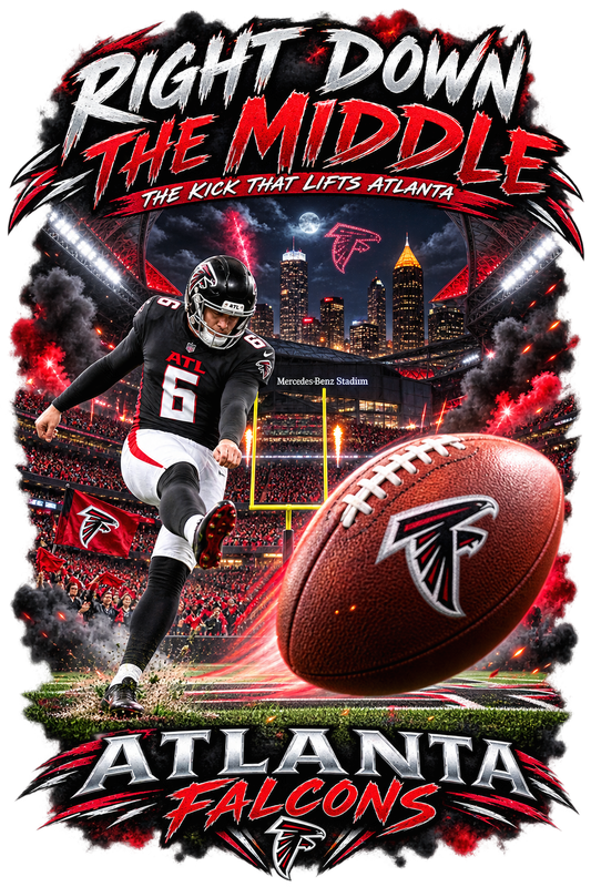 Atlanta Falcons- RIGHT DOWN THE MIDDLE