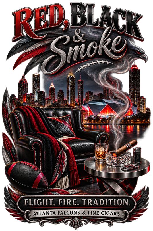 Atlanta Falcons- RED, BLACK & SMOKE