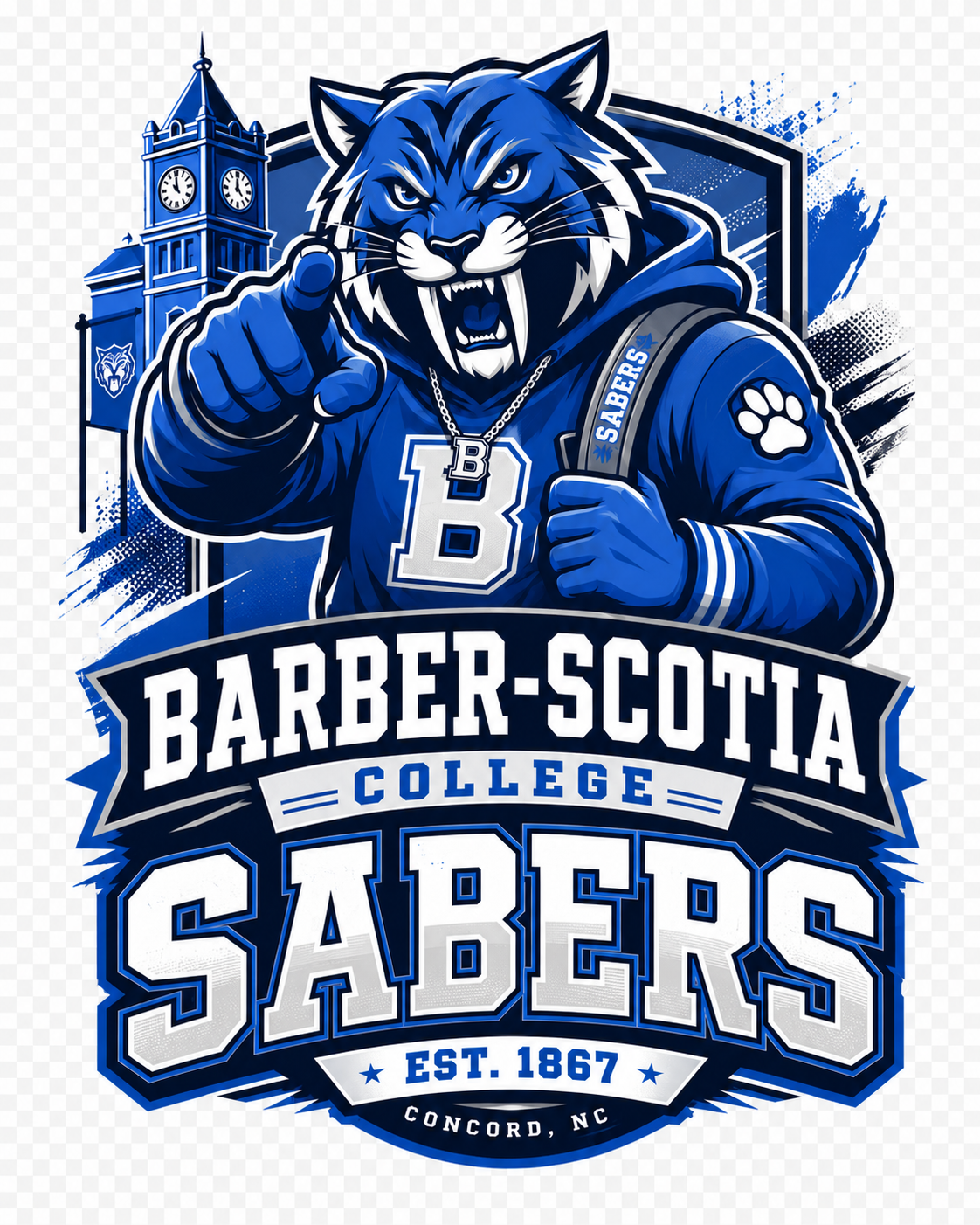 Barber-Scotia College Sabers Pride Tee
