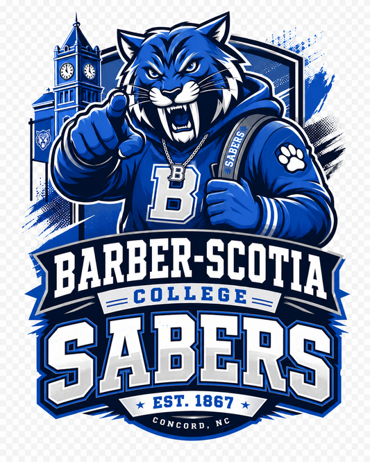 Barber-Scotia College Sabers Pride Tee