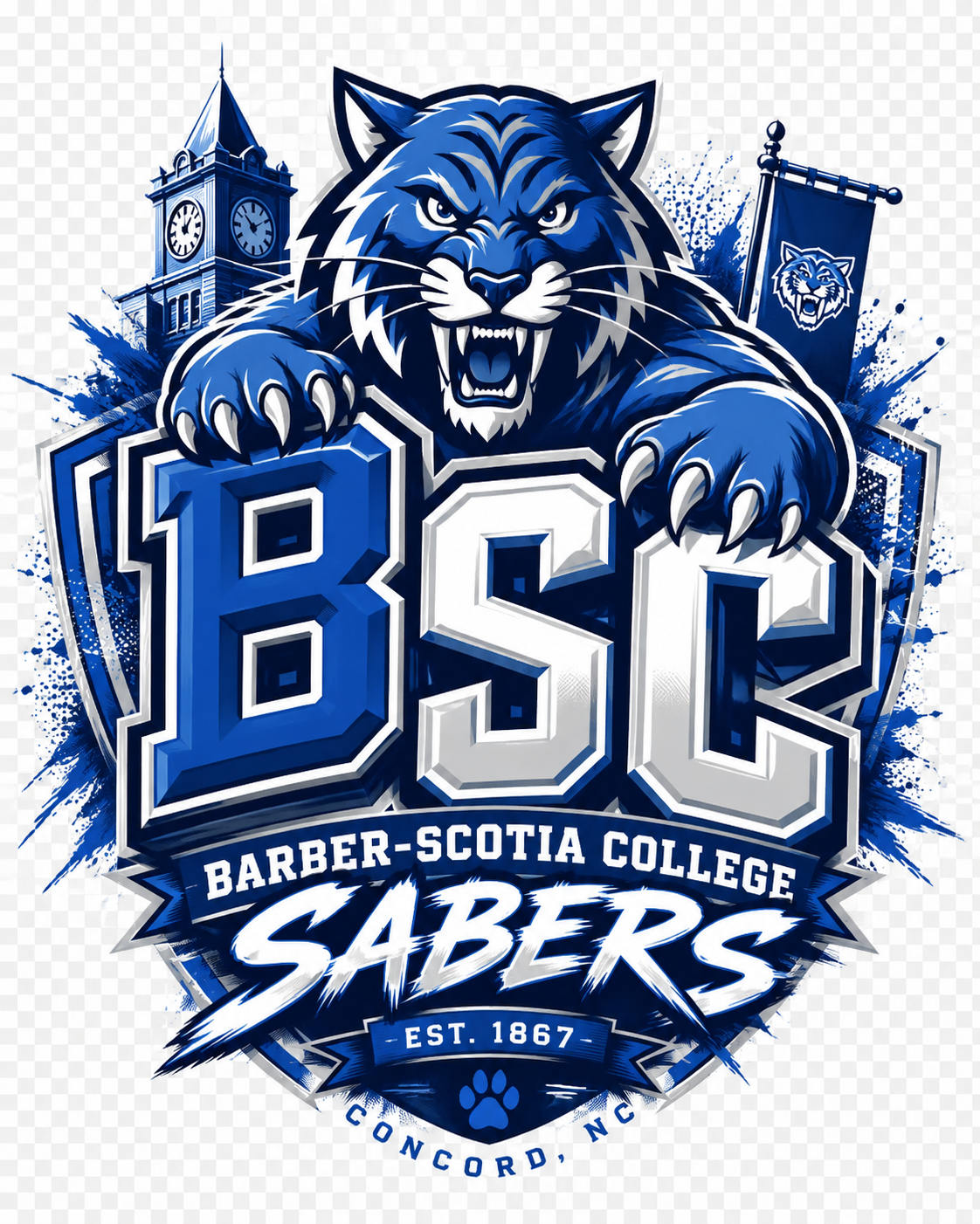 BSC Sabers Spirit Crest Tee