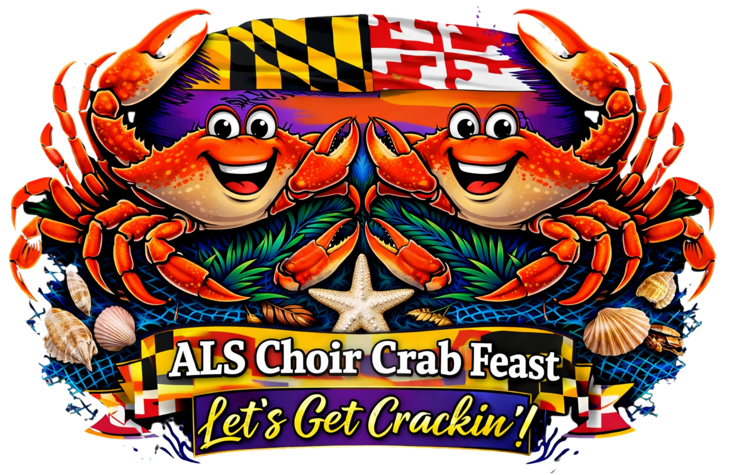 ALS Choir Crab Feast T-Shirt – “Let’s Get Crackin’!”