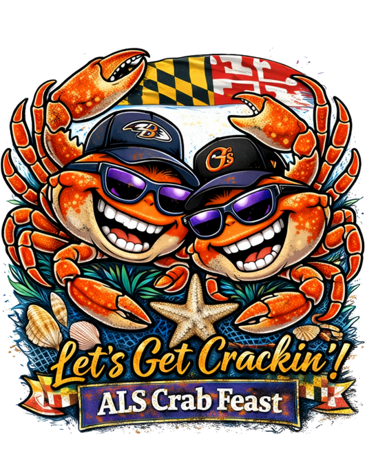 Orioles & Raven Crab Feast T-Shirt – “Let’s Get Crackin’!”