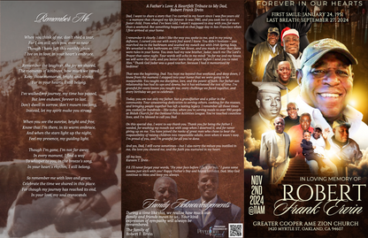 Celebration of Life Programs