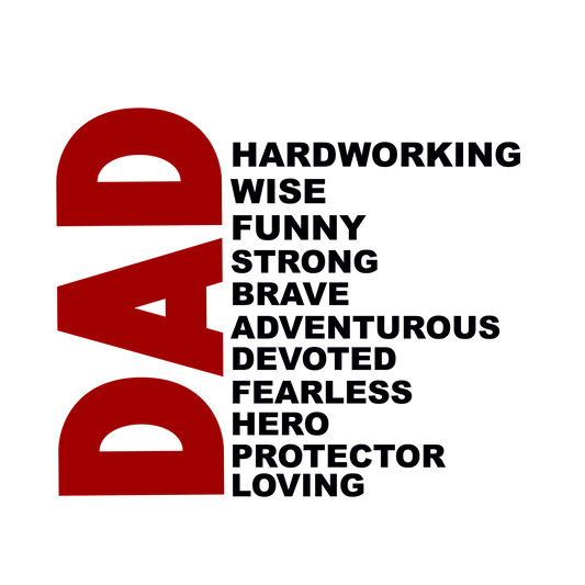 I Am a Black Dad Affirmation Design