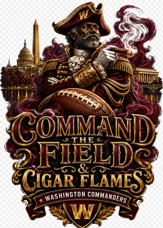Washington Commander-Command the Field & Cigar Flames