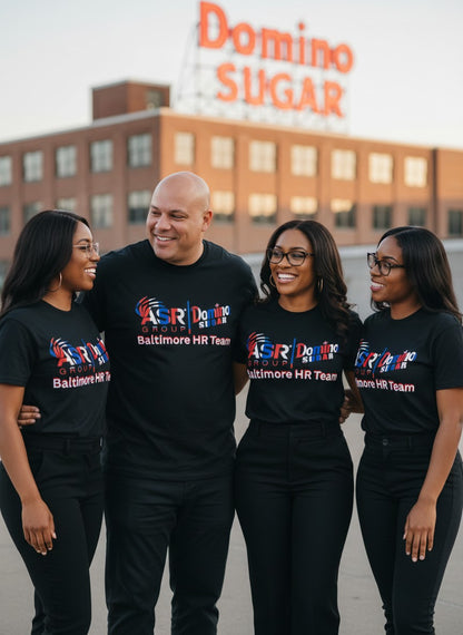 Domino Sugar's Baltimore HR Team Patriotic Logo Shirt