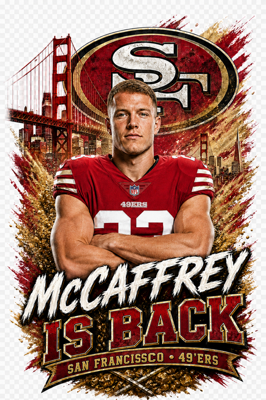 San Francisco- McCaffrey Is Back Design