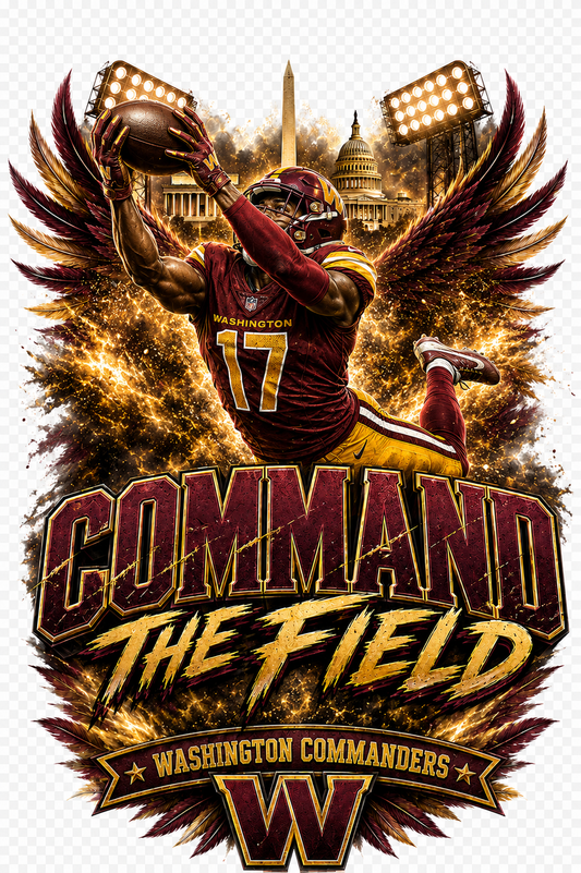 Washington Commanders- Command the Field – Terry McLaurin Design