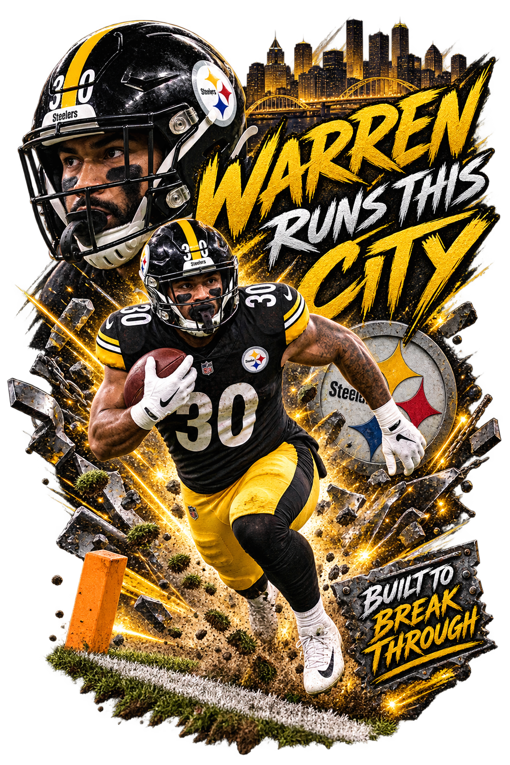 Pittsburgh Steelers - Warren Runs This City
