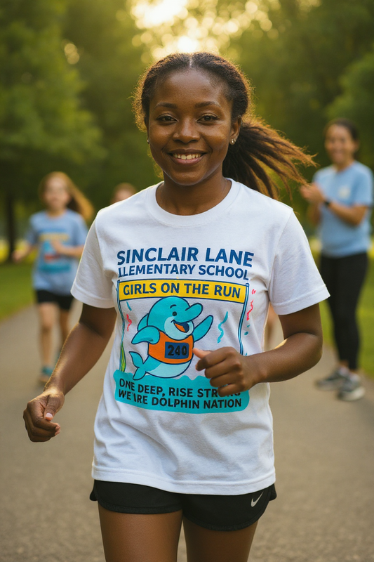 Sinclair Lane Elementary ADULT “Girls on the Run” 5K Tee